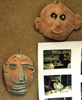 Aberdare ceramic portrait masks
