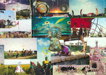 a collage of many photos taken at the 1994 festival